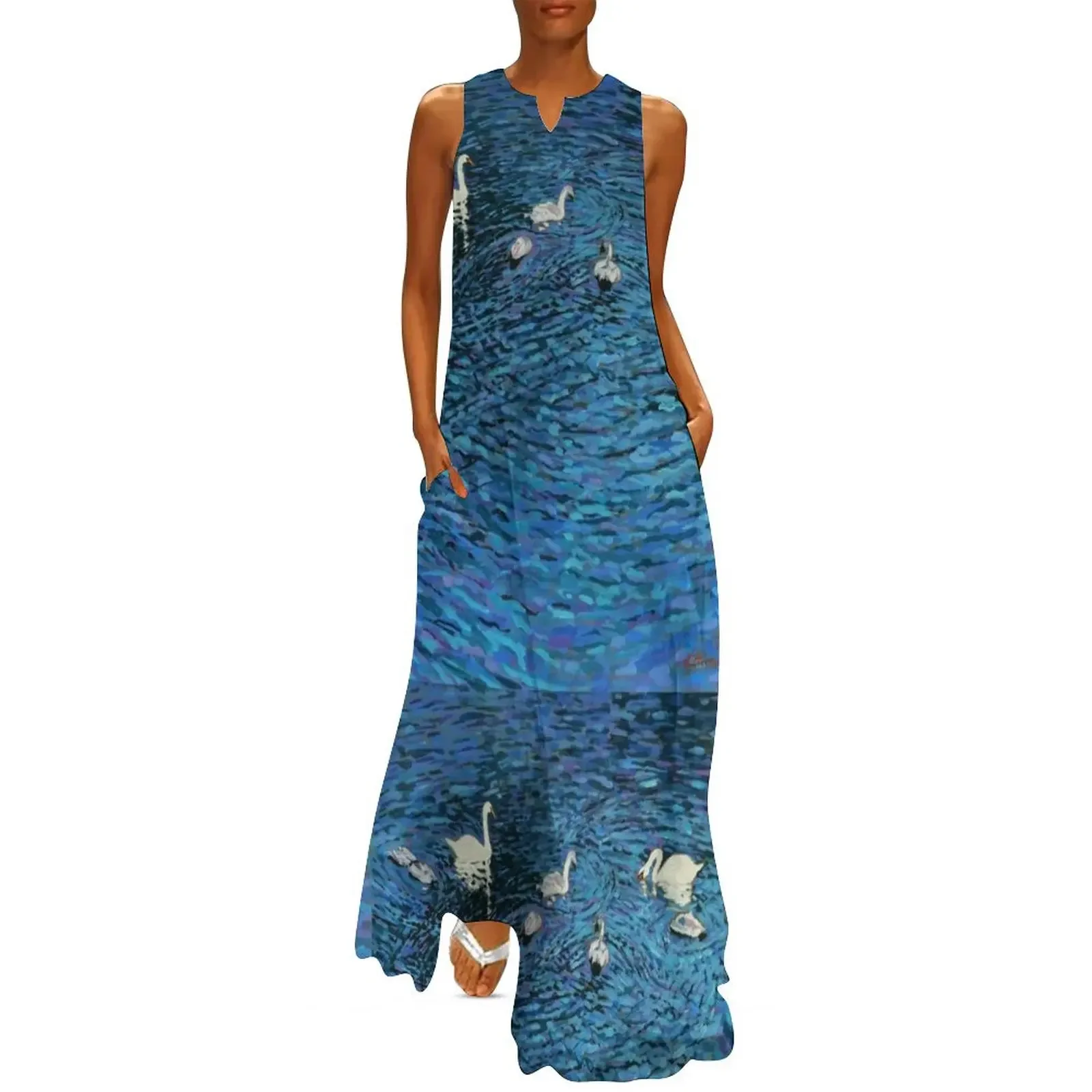 

Swan Family Long Dress sexy dress sexy dress for women loose summer elegant chic wedding evening dresses