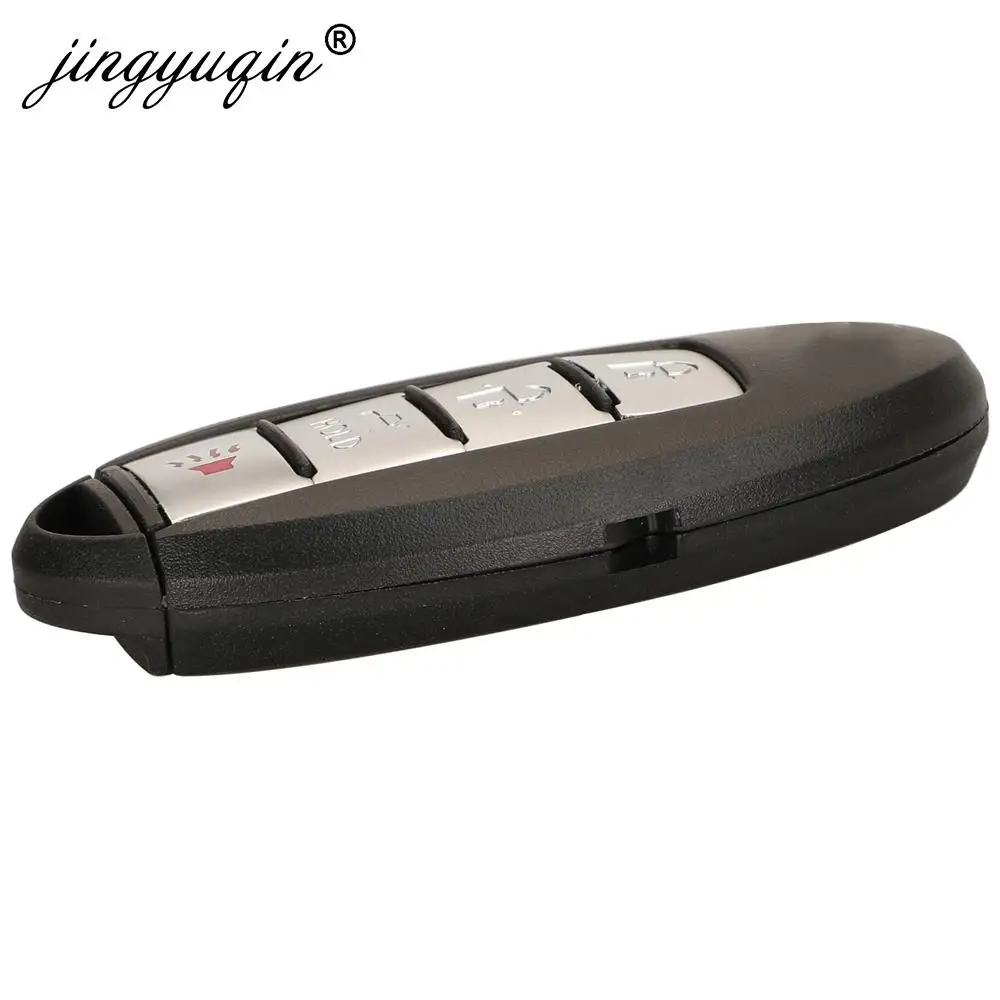 Jingyuqin 2/3/4Buttons obudowa kluczyka samochodowego etui do Infiniti G25 G35 G37 Q50 Q60 Q70 QX55 JX35 QX50 QX60 QX80 bezkluczykowy etui na pilota