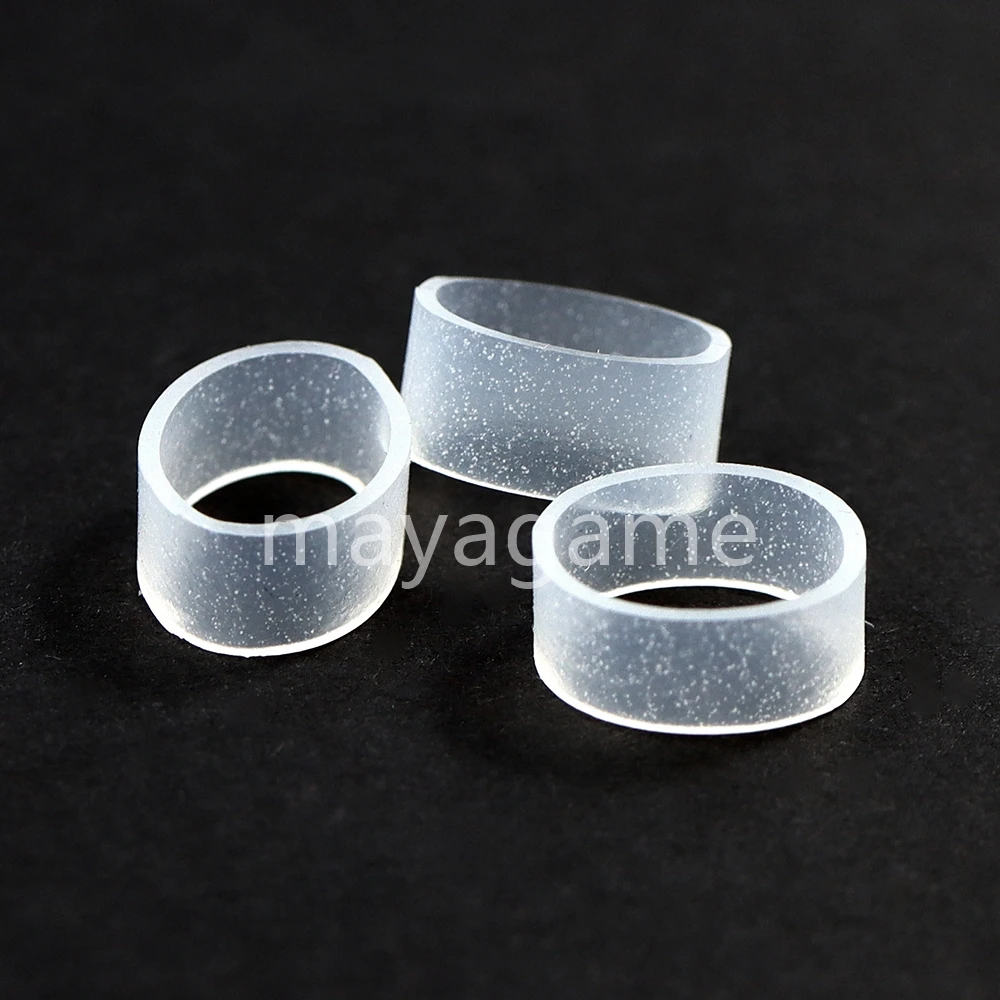 2 قطعة من واقيات حلقة حماية عصا التحكم المرنة من السيليكون لجهاز PS5 تقلل الضوضاء ملحقًا غير مرئيًا