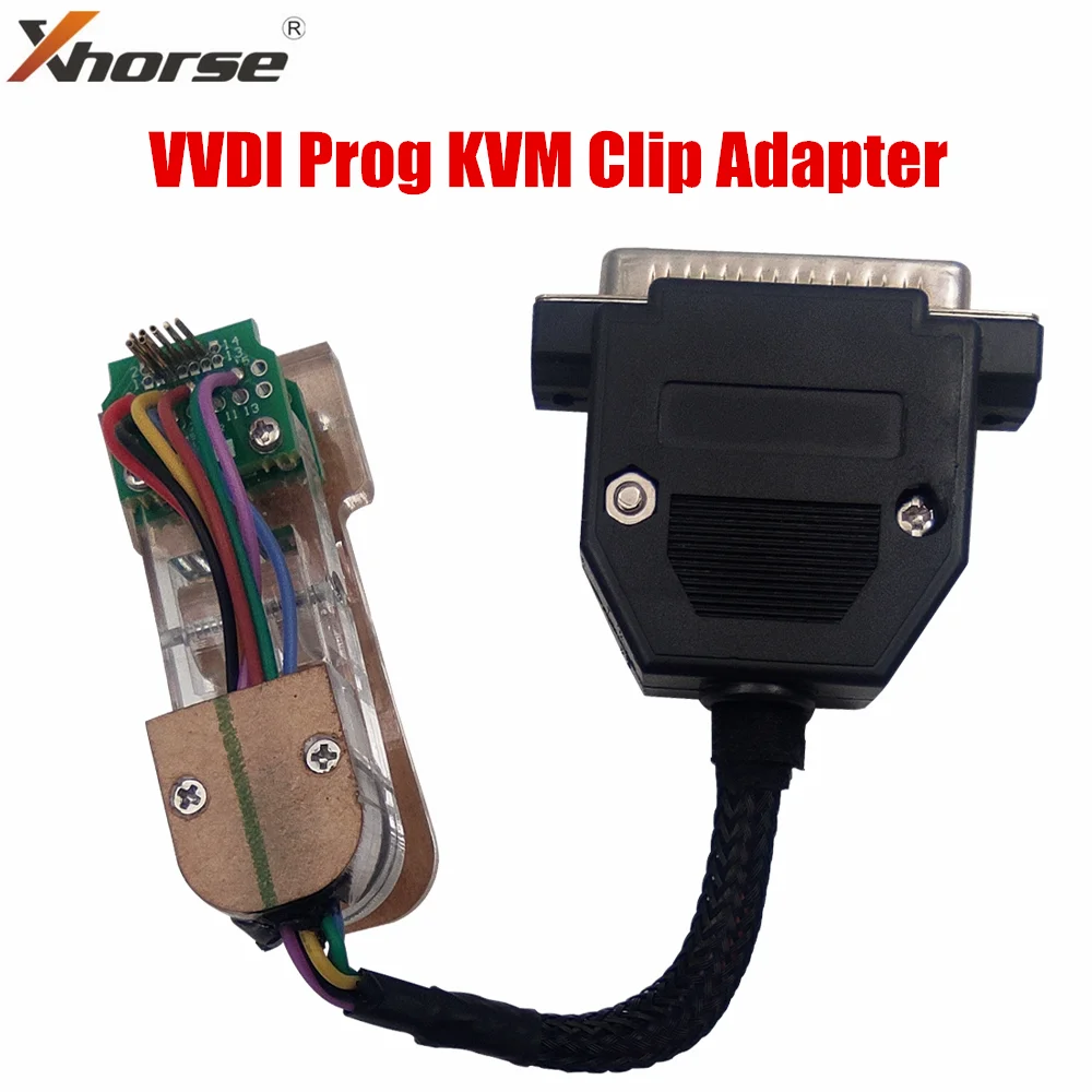 

Xhorse VVDI Prog KVM For Land Rover Clip Adapter Data For Key Tool Programmer Without Soldering