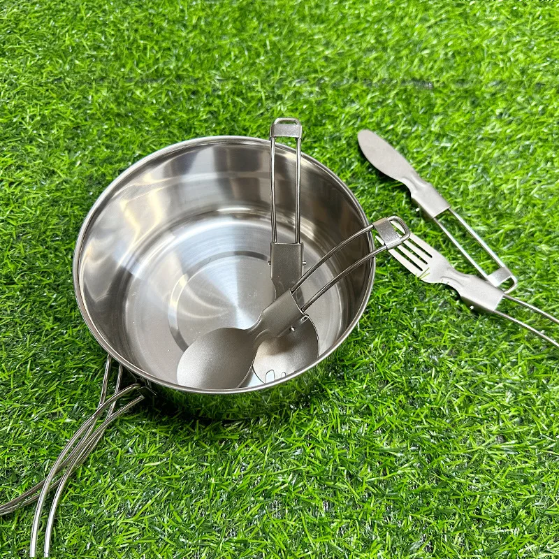 Pure Titanium Folding Spoon an - Camping Cooking Knife Set 评论和价格