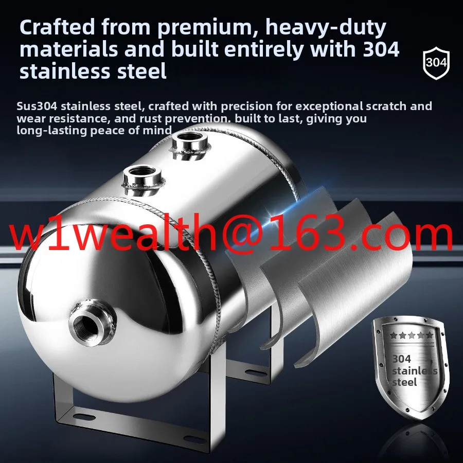Small Stainless Steel Miniature Air Storage Tank High Pressure Vacuum Negative Air Compression Tank Empty