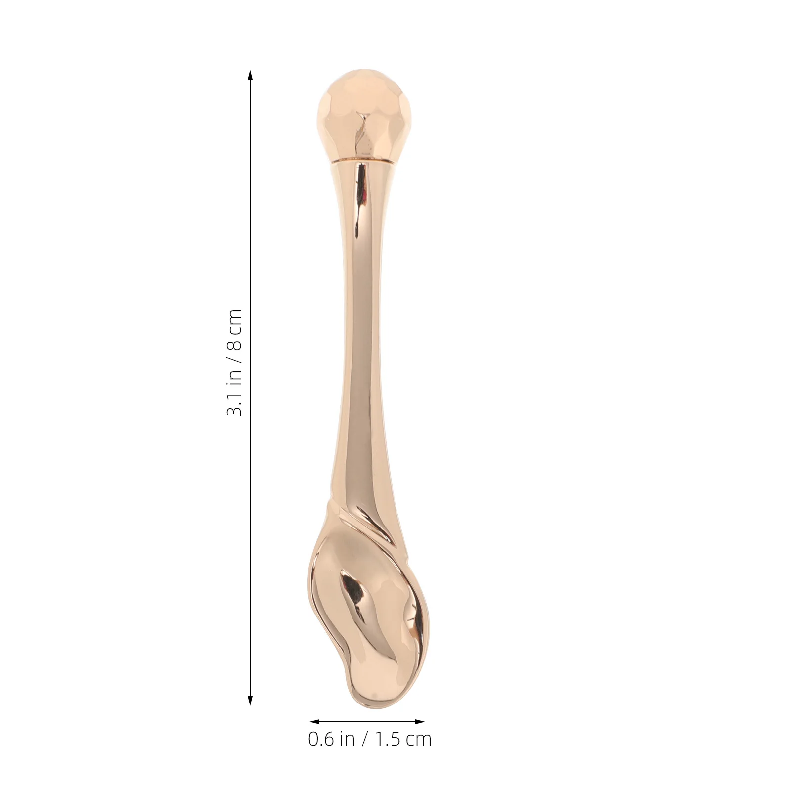 Rodillo de crema para ojos de Metal, aplicador de crema facial, rodillo de masaje de ojos portátil, herramienta de bola, espátula para el cuidado de la piel
