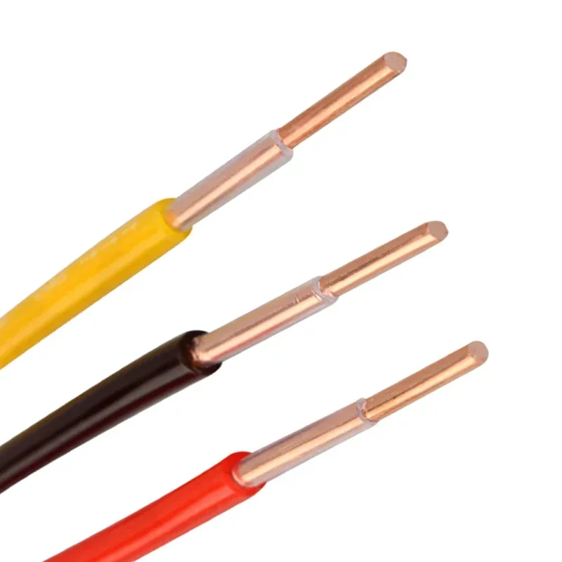 2.5mm² OCC PTFE Bulk Wall Entry Type Power Cord Internal Cable Resistant High Temperature Single Copper Cable