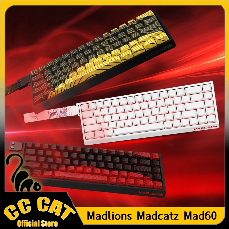 

Madcatz Mad60 Mad68 HE 8k Механическая клавиатура Магнитный переключатель Madlions Проводная 60% игровая клавиатура 68% Быстрый триггер Rgb Custom