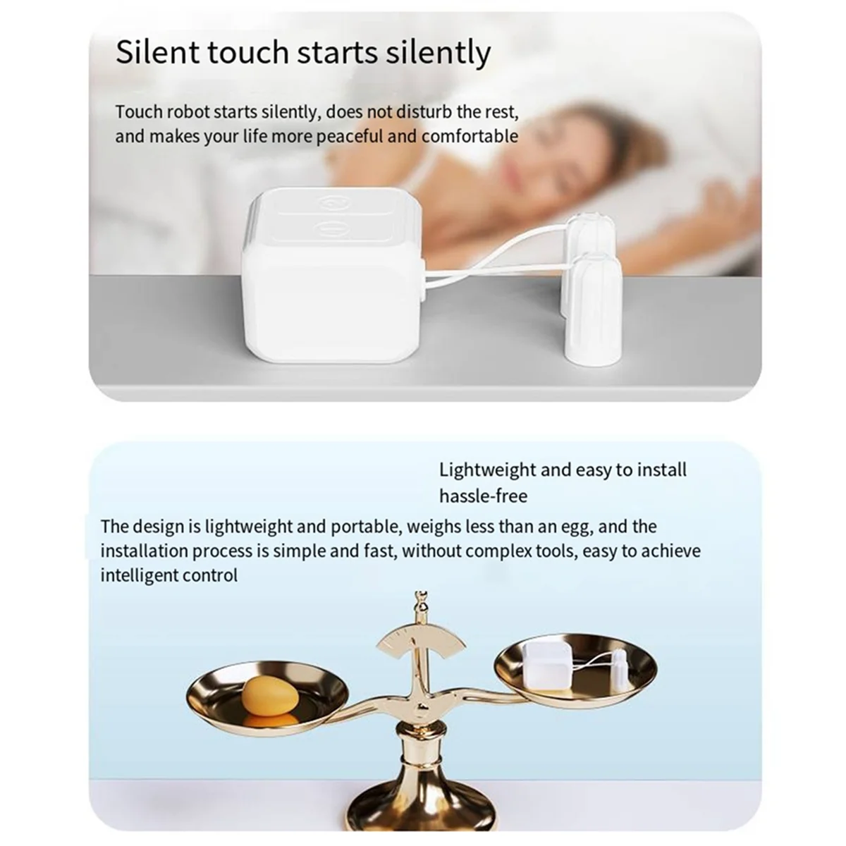 

Hot! New Touch Screen Finger Robot Dual Control Tuya Bluetooth Smart Remote Control Timed Screen Clicker