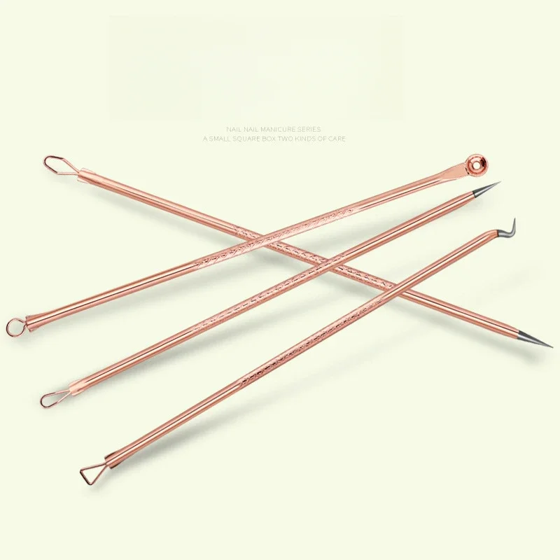 Cravo comedone espinha belmish acne removedor agulhas agulhas faciais para espremer acne ferramentas colher para cuidados com o rosto