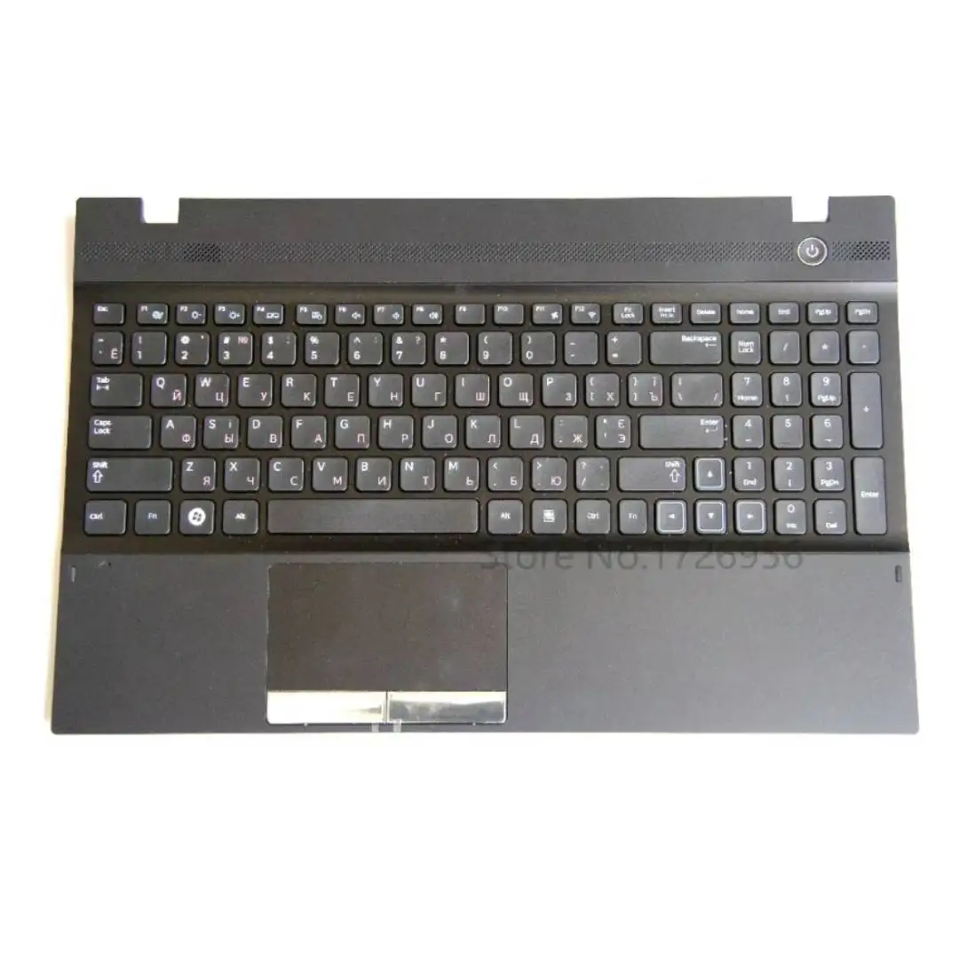 Replacement laptop keyboard FOR  Samsung 300V5A 305V5A NP300V5A Russian RU layout with plamrest/touchpad