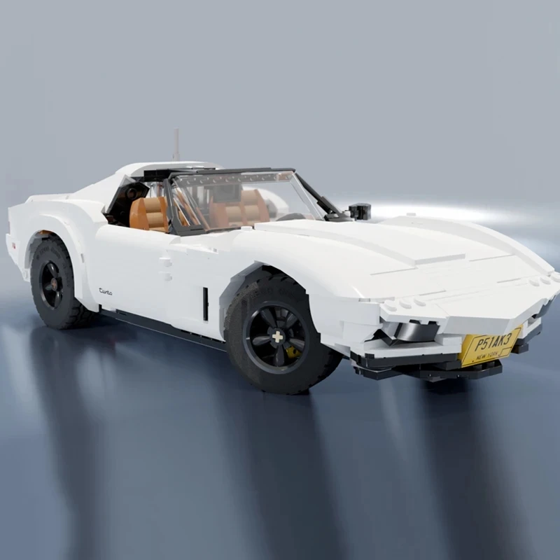 

Классический MOC 95636 Ретро Corvettee C3 Супер спортивная модель автомобиля, совместимая 10925, строительный блок, кирпич, игрушки «сделай сам», рождественский подарок для ребенка