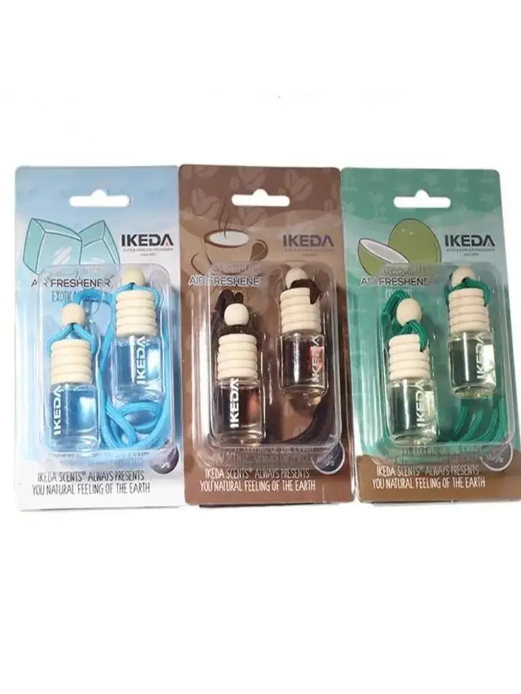 Parfums de voiture désodorisant de voiture de bouteille longue durée pour les diffuseurs d'arômes de voiture suspendus automatiques