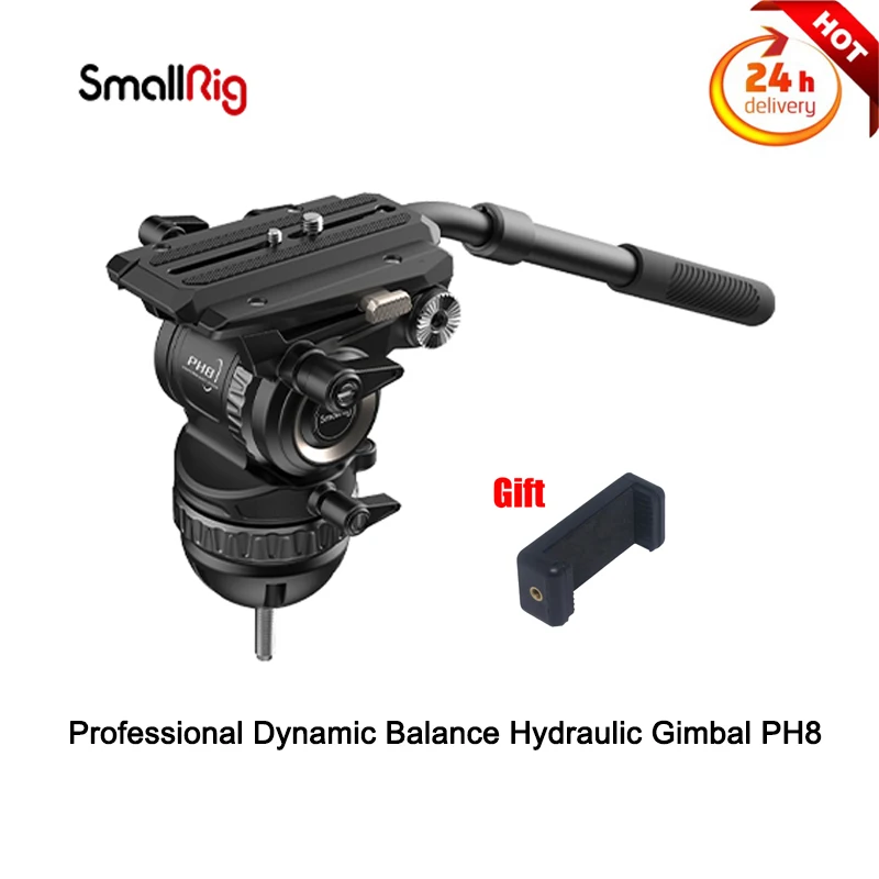 

SmallRing Professional Dynamic Balance Hydraulic Fluid Head PH8 4287, for Tripod with Large Load-Bearing Video Projector