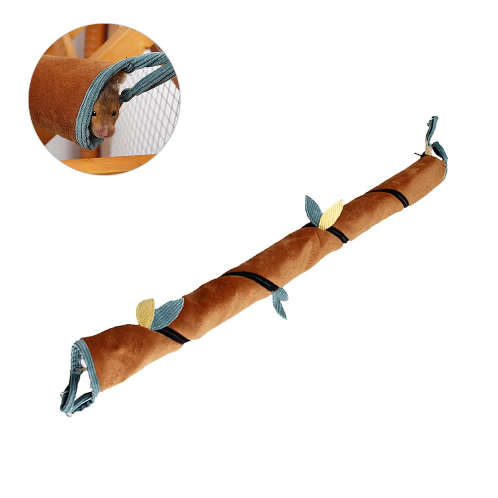 

Warm Tunnel Bed For Small Pets Cotton Hammock Nest For Hamster Rat Squirrel Gerbil Soft Winter Cage House Cozy Privacy