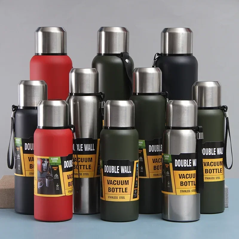 

Large Capacity 500ml Thermal Bottle Vacuum Double Wall 304 Stainless Steel Hot Cold Water Flask Thermos Coffee Mug