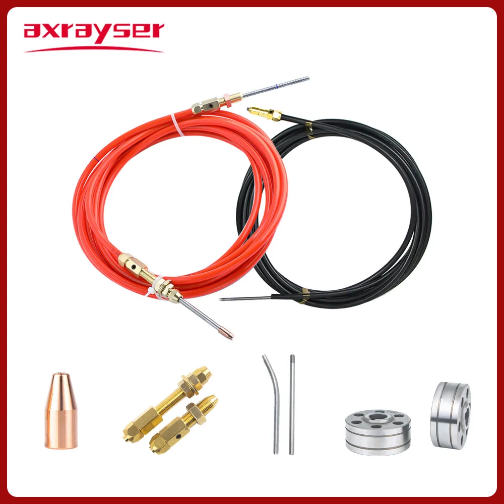 SUP Wire Feeding Tube Guide 5m Aluminum Welder Wire Graphite Hose Wire Feeding Wheel Laser Welding Machine Automatic Wire Feed