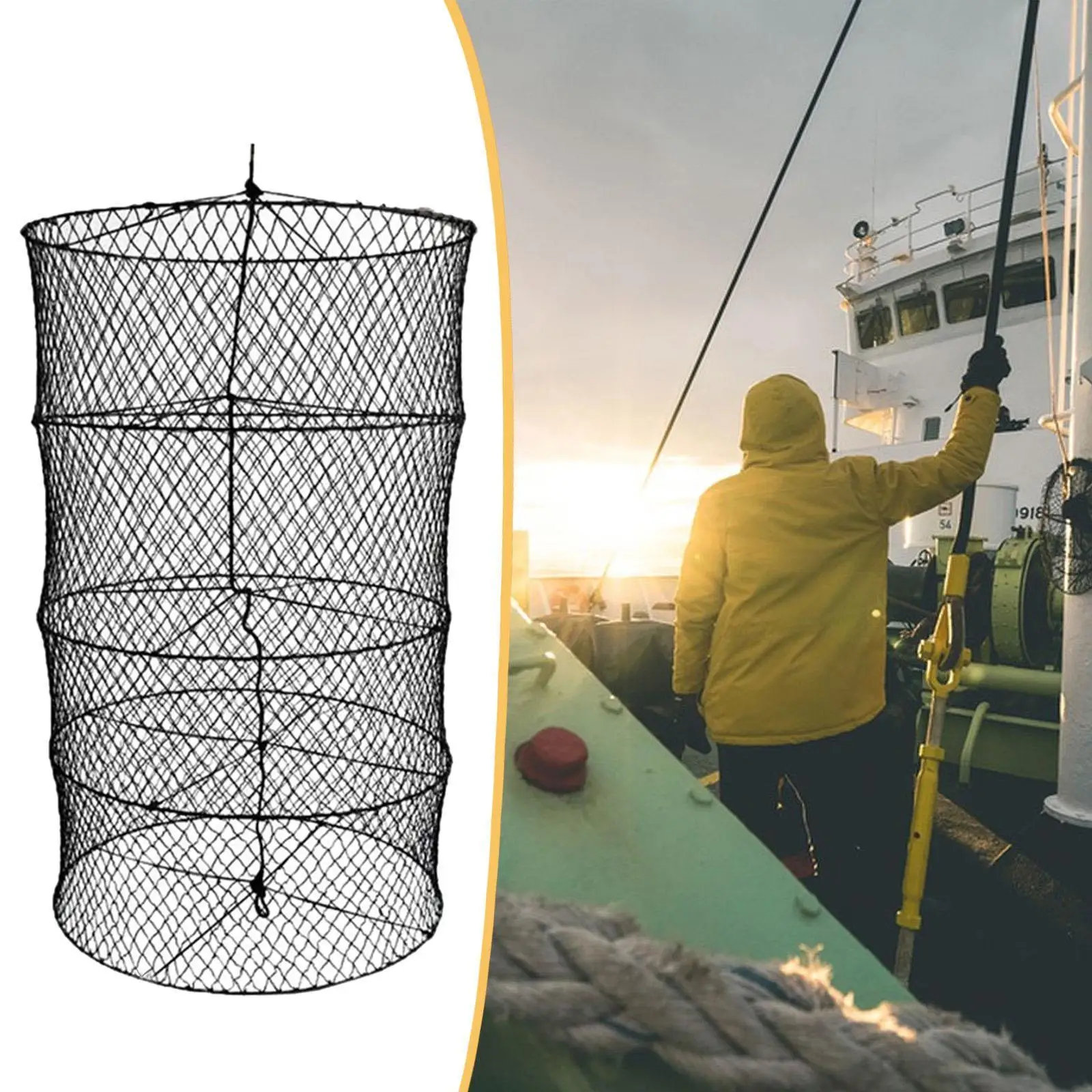 

Marine Daylight Signal The Ship IS Limited by Its Draft Polyester Mesh Cylinder High Strength for Yachts Fishing Boats