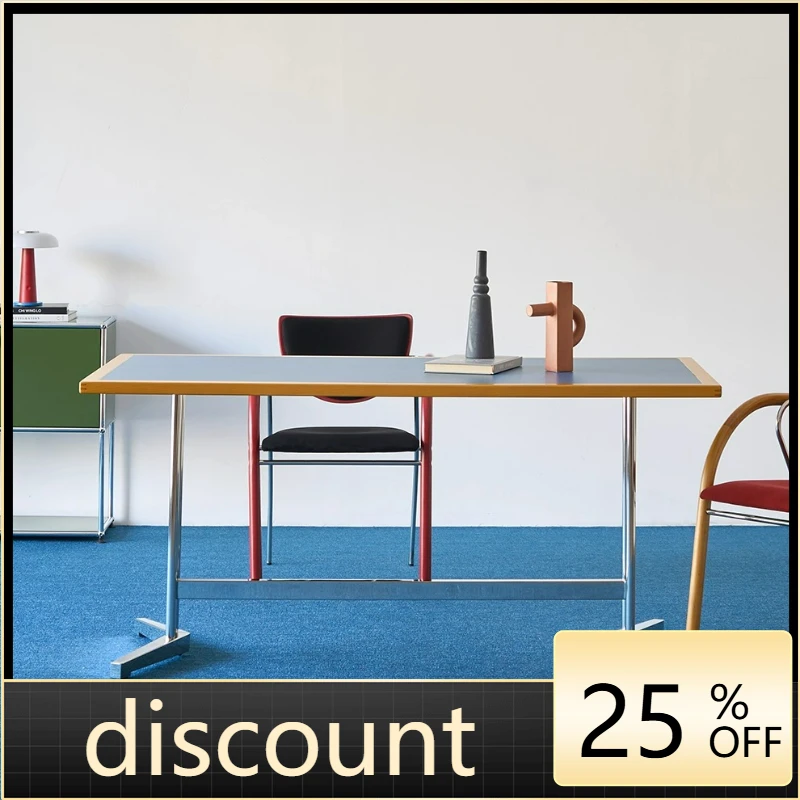 

LTT dopamine Bauhaus solid wood long table household living room rectangular table