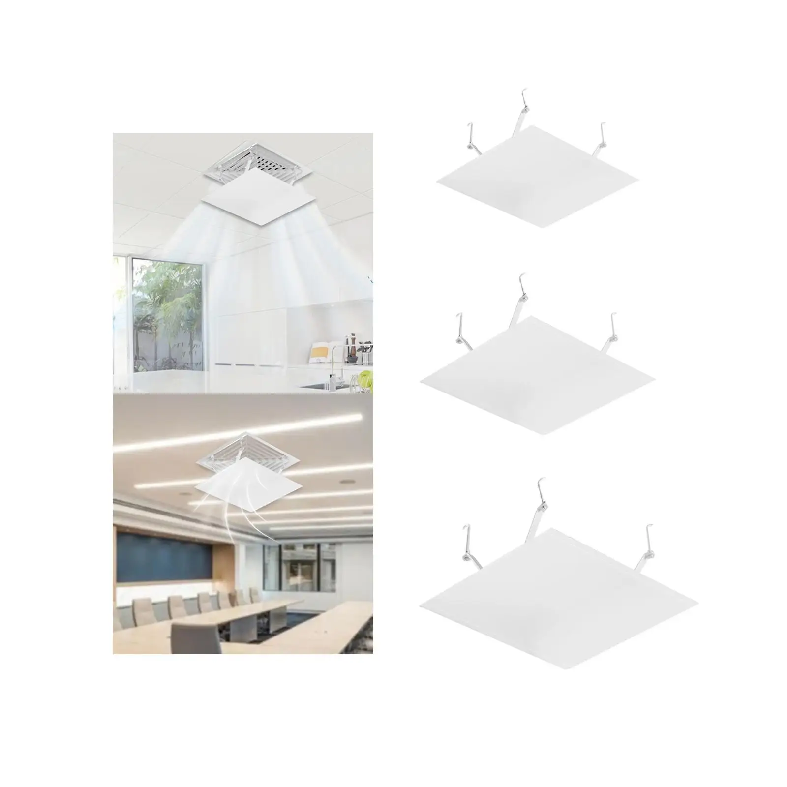 

Air Conditioner Vent Deflector Anti Direct Blowing Vent Diverter Air Conditioner Windshield Central Air Conditioning Deflector