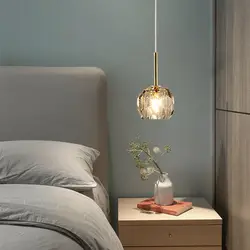 LED Nordic Modern Small Chandelier G9 AC90-260V Bedroom Bedside Chandelier Dining Room Living Room Bar Creative Crystal Light