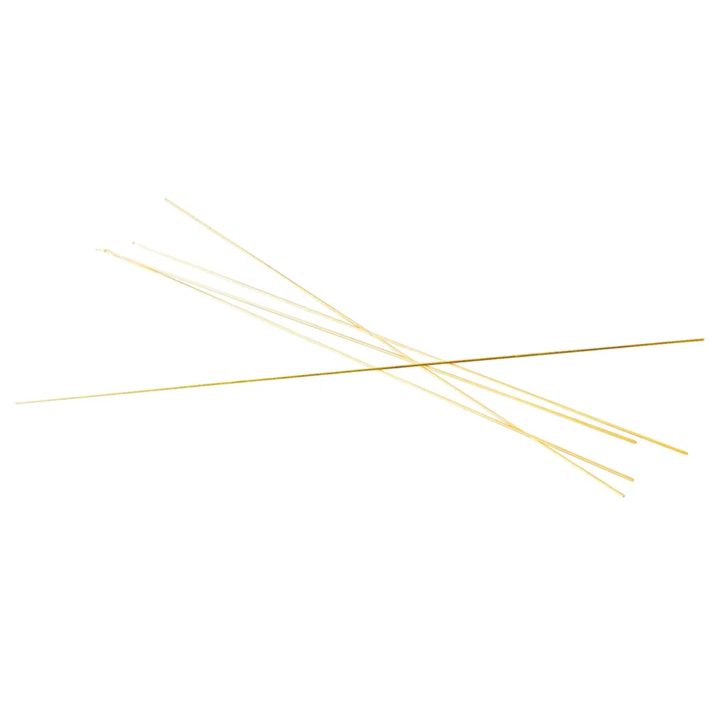Durable Round Brass Rod Yellow Copper Bar for Model Ship Car Garden Decoration and Shaft Pocket Model