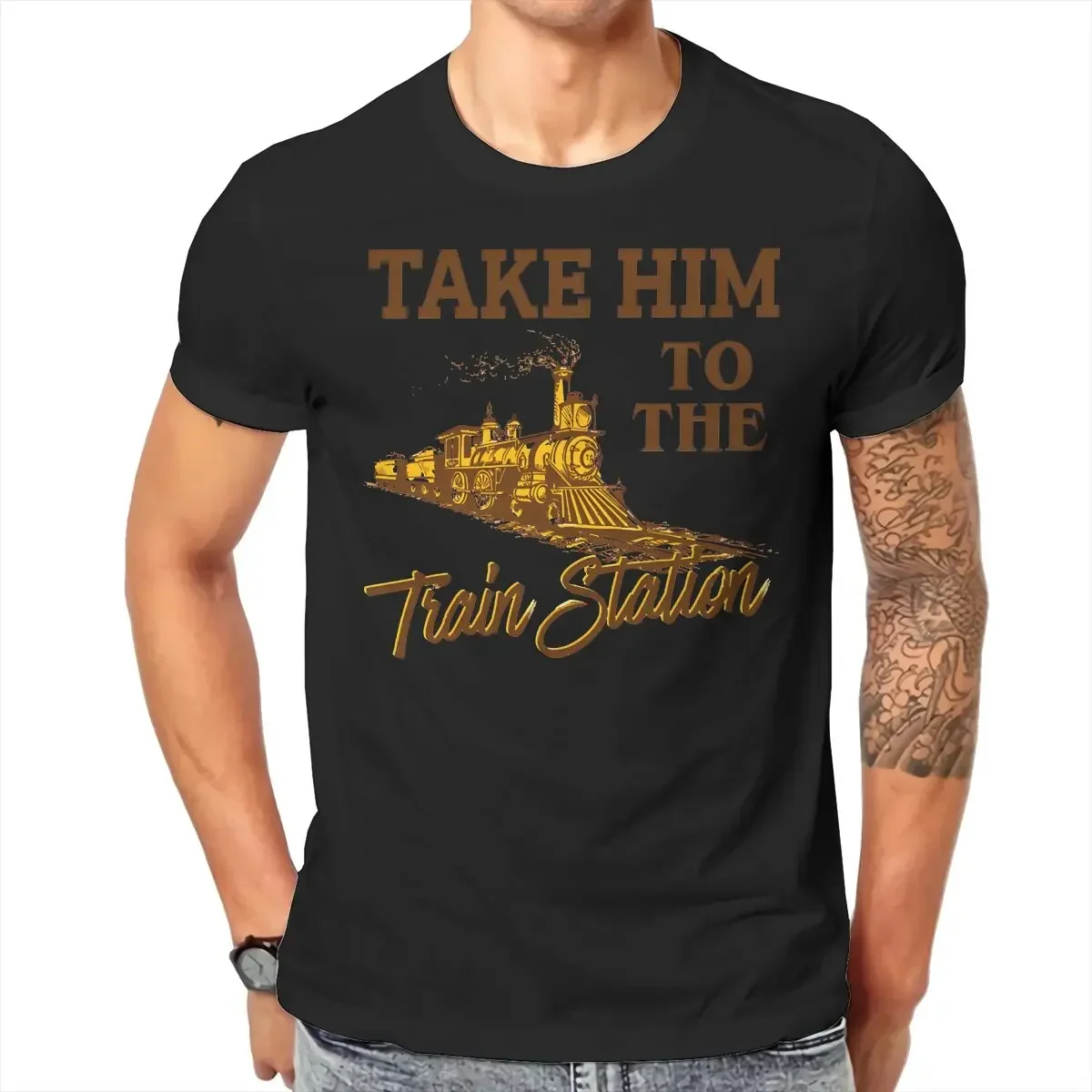 Take Him To The Train Station Special TShirt Yellowstones Dutton Ranch Comfortable New Design Gift Clothes T Shirt Stuff manga