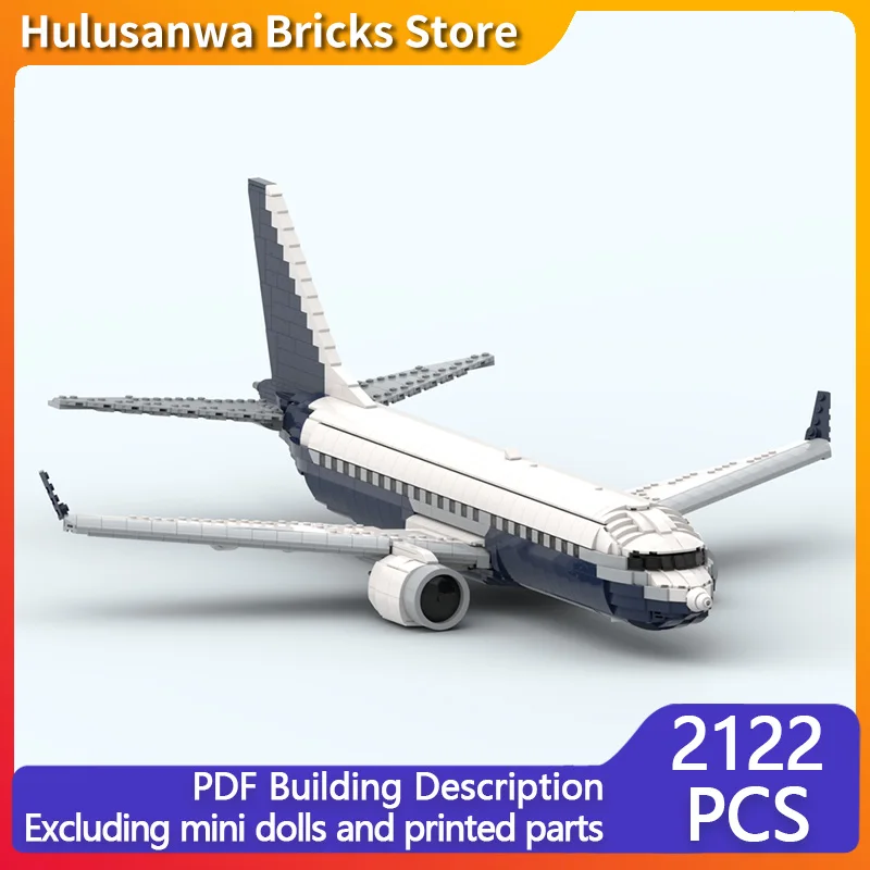 737-800 NG الطائرات المدنية MOC قوالب بناء معدات الحرب وحدات التكنولوجيا الهدايا عطلة تجميع ألعاب أطفال دعوى
