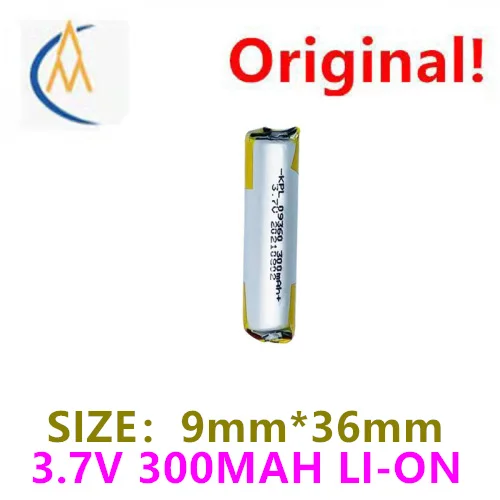 

09360 cylindrical polymer lithium battery 3.7V electric toothbrush battery electric toy robot battery wholesale