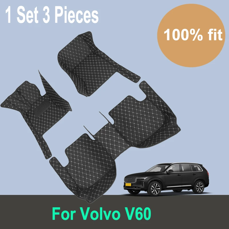 Car Floor Mats For Volvo V60 2011 12 13 14 15 16 17 2018  Custom Interior Accessories