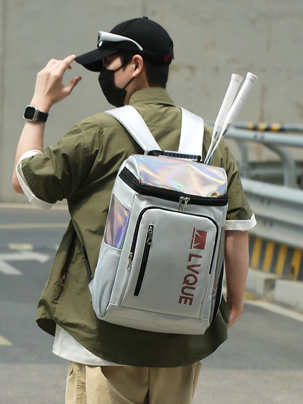 lightweight-badminton-racket-storage-bag-multi-functional-double-shoulder-backpack-fitness-sports-bag-with-independent-shoe-c