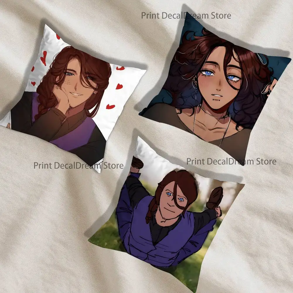 

K-Kids at The B-Back C-Crowe Cushion For Bedroom Car Coffee Shop Room and Living Room Sofa Decorative Pillow Cover Case