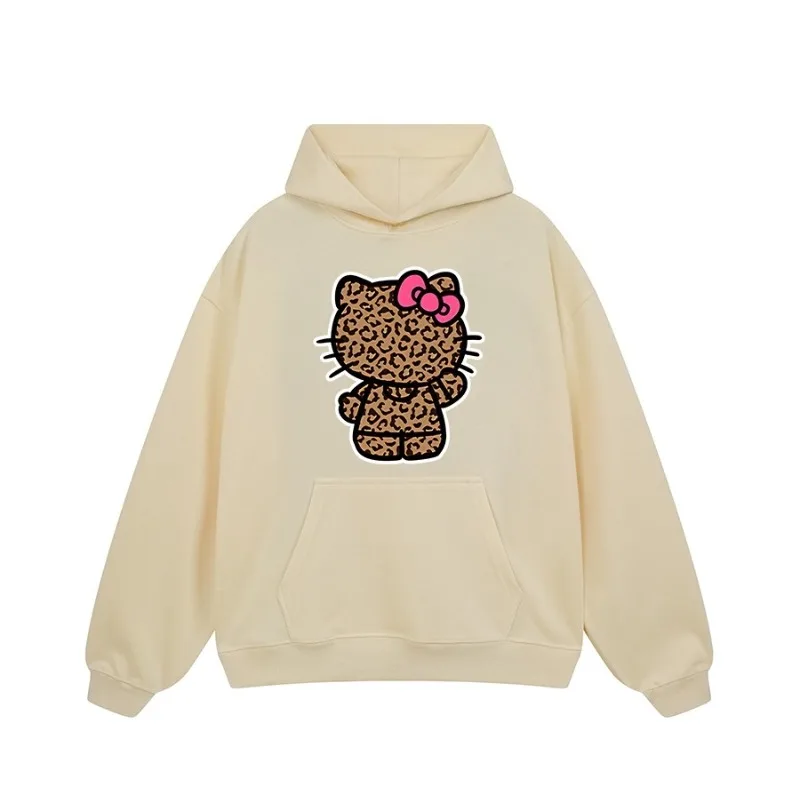 سترة ديزني العصرية المطبوعة برسوم كارتونية من القطن الخالص بغطاء للرأس للرجال والنساء في الخريف والشتاء، بلوزة قطنية جديدة عالية الجودة