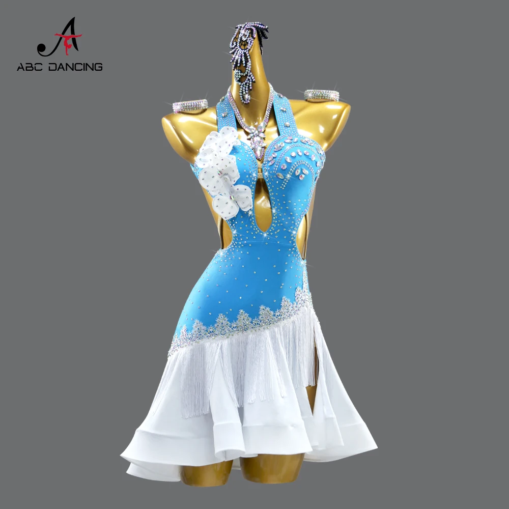 

Latin Dance Dress Women Samba Competition Costume 2025 Stage Clothes Girl Dancewear Sets Female Parties Practice Prom Party Suit