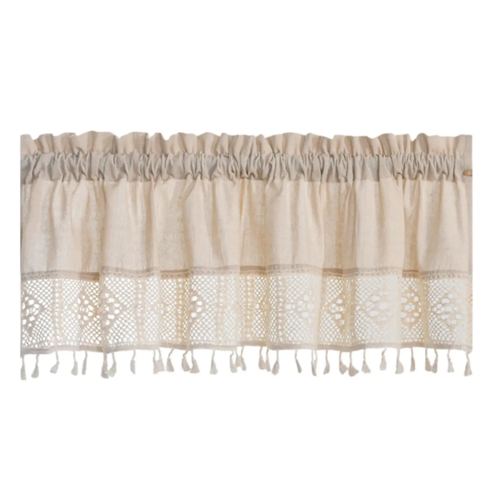 ستارة نافذة قصيرة من الكتان بت - مراجعة Curtain Rods وسعره