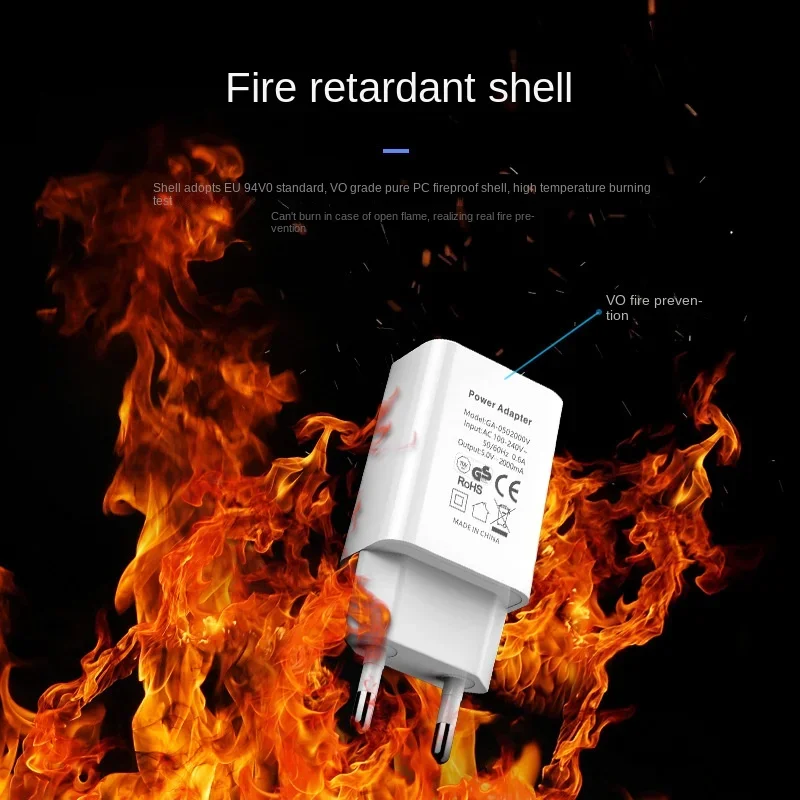 Ładowarka sieciowa 5V 2A z adapterem do telefonów Samsung, iPhone i Xiaomi, uniwersalny przyrząd AC do ładowania smartfona, urządzenie o dużej mocy