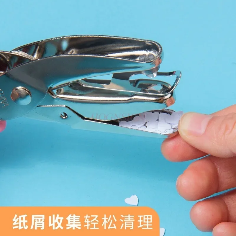 Hand held punching machine, circular hole paper punching machine, star shaped heart-shaped circular pattern punching machine