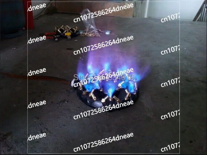 Natural Gas Nozzle Burner Commercial Food Fast Cooking  10/20/32/44/88 Brass Tips Cast Iron Jet Burner Propane