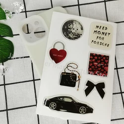 personalized 3D phone case dome epoxy sticker custom resin ipad label silicone decorative crystal gel logo jelly cute DlY shapes