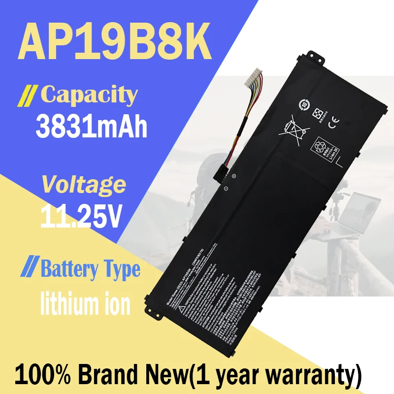 AP19B8K Batería para Acer Aspire 3 A315-56 A315-57G A315-58 Aspire 5 A514-53 Extensa 15 EX215-54 Swift 3 SF314-42 SF314-57