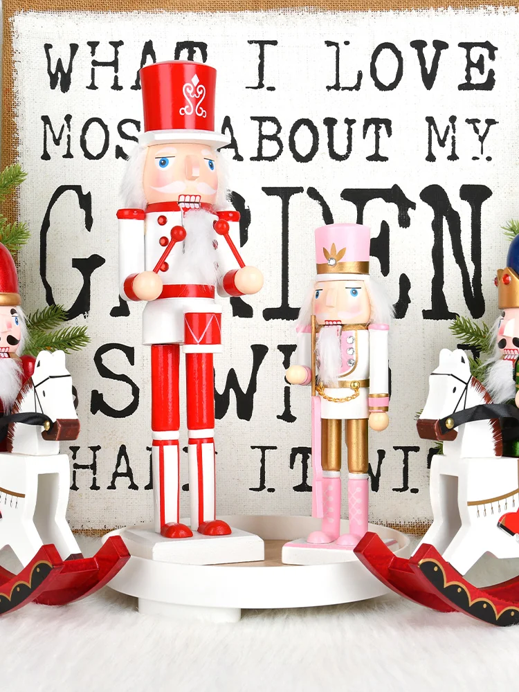 Nutcracker soldier ornament, children's room, bedroom, wine cabinet decoration