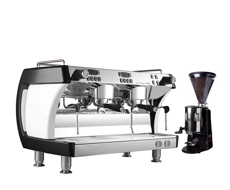 Profesional Italian for E61 2 Group Semi Automatic Commercial Maker Coffee Espresso Machine With Milk Frother