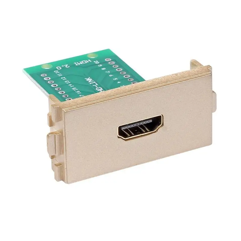 

HDMI welding module PCB increase welding module supports 3 d champagne gold type 86 hd version 2.0