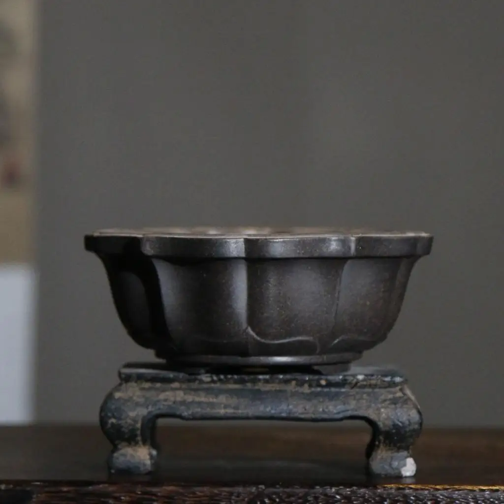 

YiXing Purple Sand Flower Pot Bonsai Succulent Flower Pot Chinese-Style Home Flower Pot Desktop Decorative Flower Pot LC485