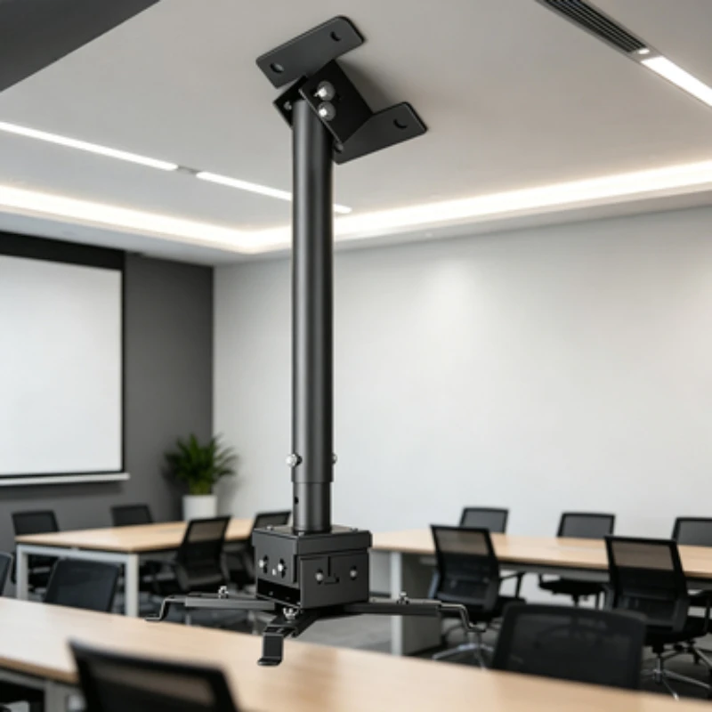 Adjustable Projector Ceiling Mount Bracket Universal Tilt Ceiling Holder for Home Theater Hanging Stand Video Projector Hardware