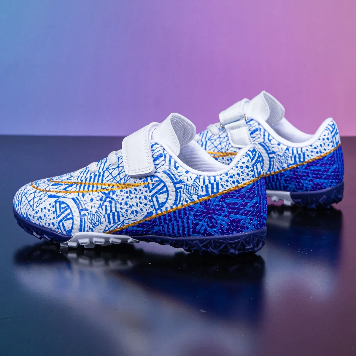 أحذية كرة القدم للأطفال من جمعية العشب للتدريب الداخلي الأصلي للأولاد والبنات أحذية كرة القدم المرابط غير قابلة للانزلاق أحذية ملعب كرة القدم للأطفال #6