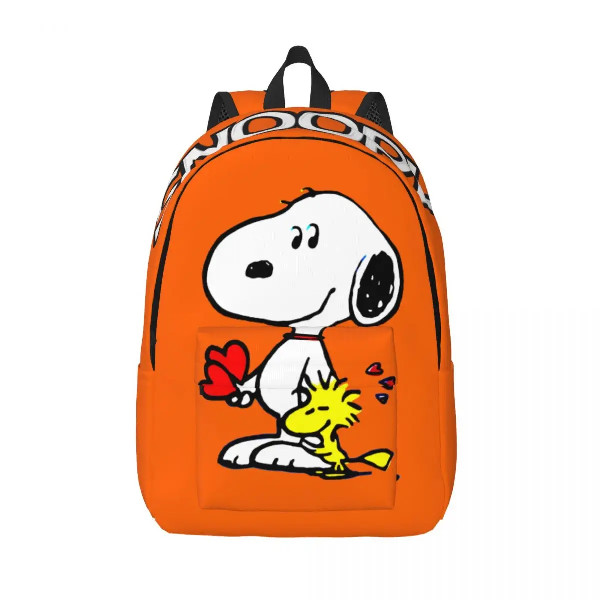 Pinky Pink ransel Snoopy pria wanita dipersonalisasi mendaki ulang tahun ritsleting penutup tas penyimpanan