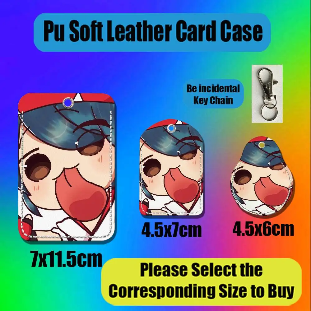 For Overwatch Kiriko For AirTag Case Card Holder Keychain ID Credit Bank Access Badge For Air Tag Case Shell