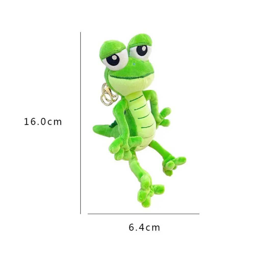 Funny Stuffed Animals Lizard Keychain Bag Pendant Ornaments Lizard Kawaii Green Lizard Green Pendant Halloween Gift
