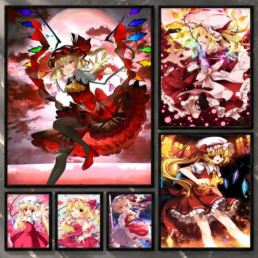 Action World Characterart Interactive Collectible Touhou Project Poster Aesthetic Unframed Wall Prints for Bedroom & Living Room