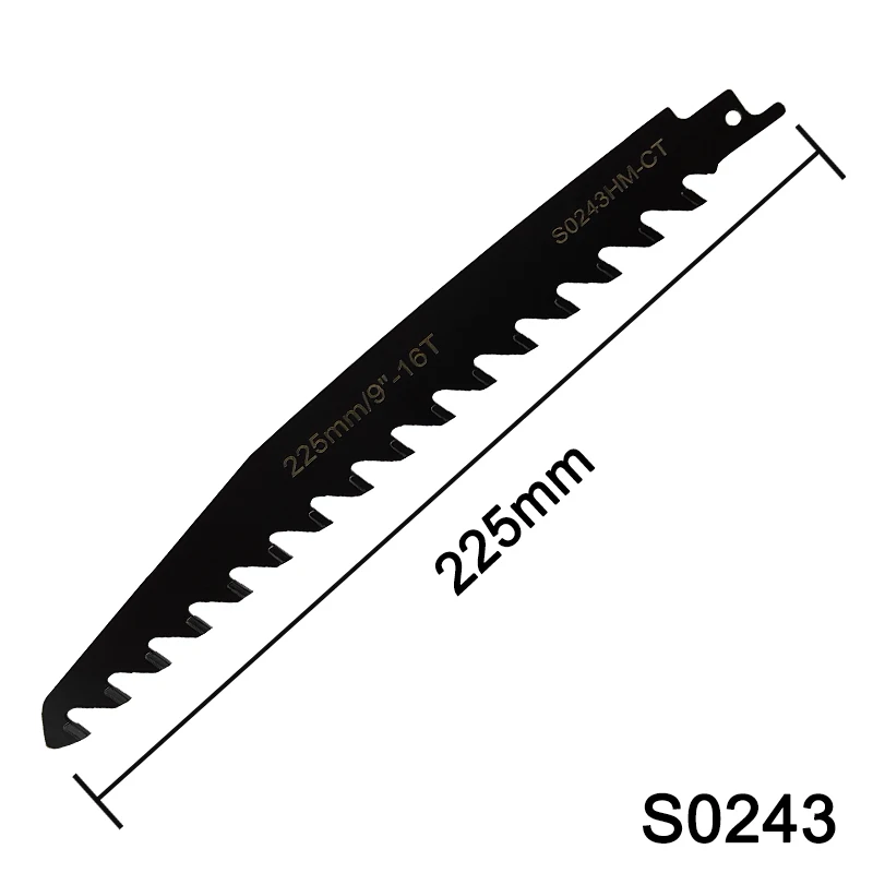 Hartmetall-Säbelsägeblatt Hartmetall-Säbelsäge Schaumstoffblock Beton Stein Spreng Schneidwerkzeuge