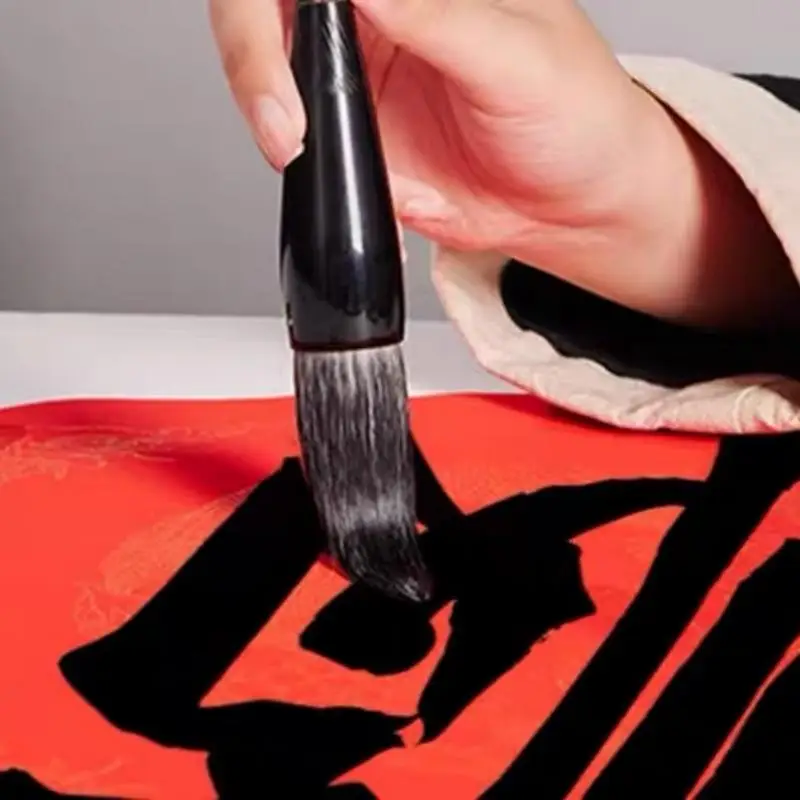 Chinesische Kalligraphie Pinsel Stift Große Regelmäßige Skript Malerei Schreiben Zeichnung Pinsel Trichter-förmigen Caligrafia Handwerk Liefert – Detail 7