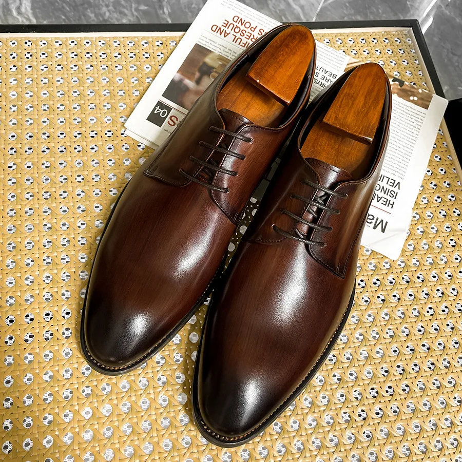 High-End Genuine Leather Men's - High End Men'S Formal Wear recension och pris